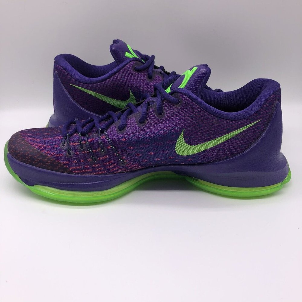 Nike KD 8 Suit 749375-535 Kevin Durant 2015 Nike Shoes KD 8 PURPLE/NEON size 9